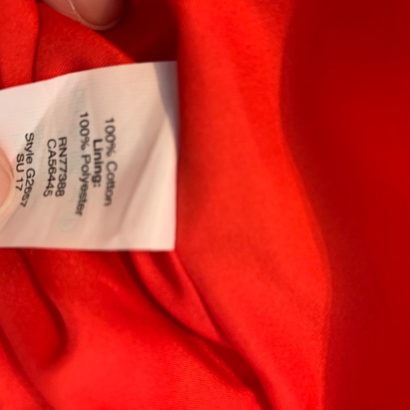 J. Crew Red and Dark Navy Polka Dot Dress (8) - Picture 2 of 3